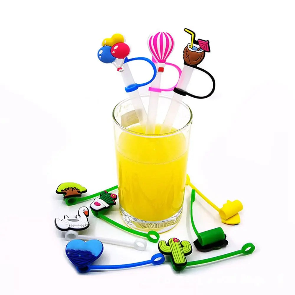 Stylish Glass Straw Protectors